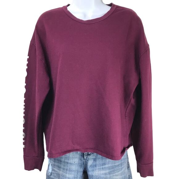 Victoria's Secret Sport Spell Out Fleece Sweatshirt M - Picture 1 of 6